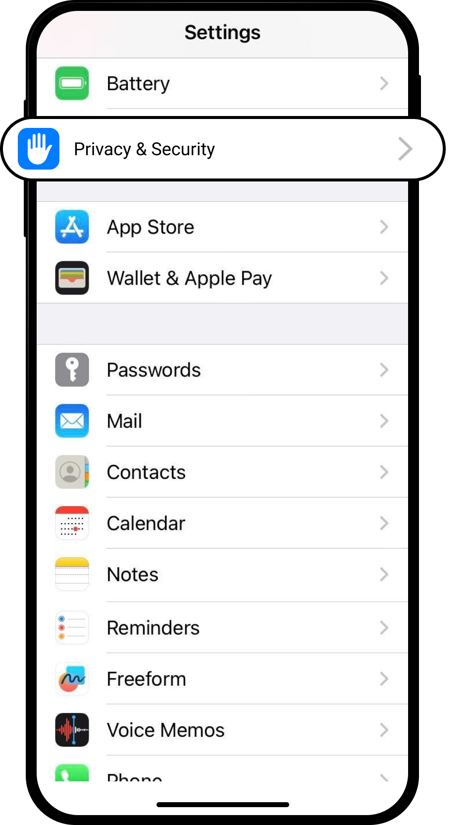 iOS Settings Privacy and Security.png