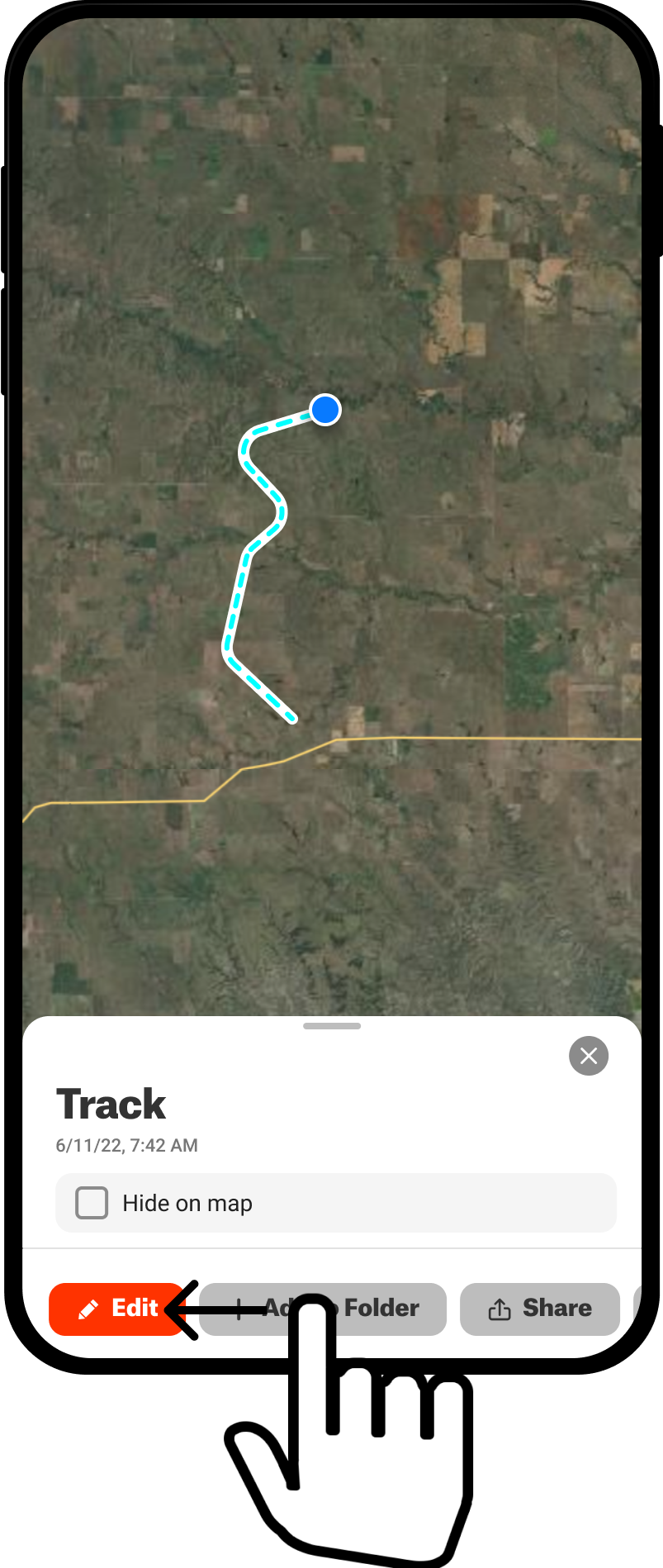 Swipe Left Track Info Card Hunt App.png