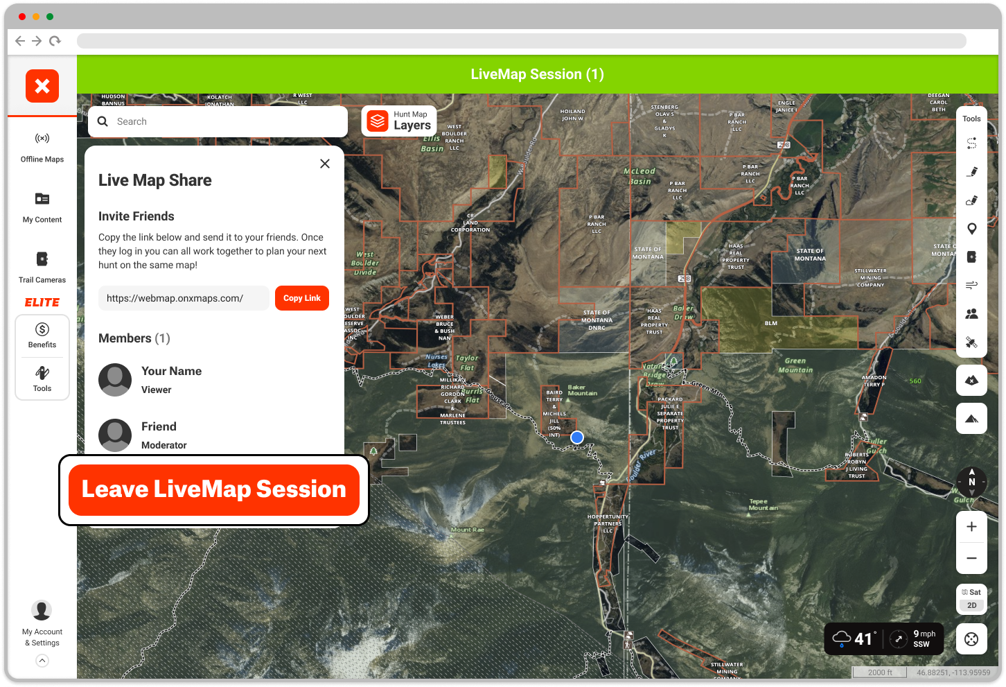 Leave LiveMap Session LiveMap Sharing Hunt Web.png