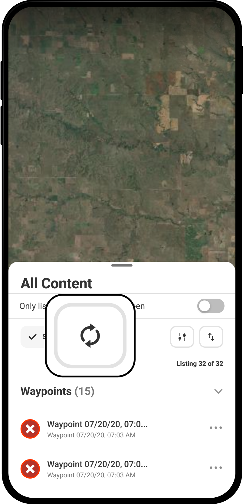 Sync All Content Menu Hunt Android.png