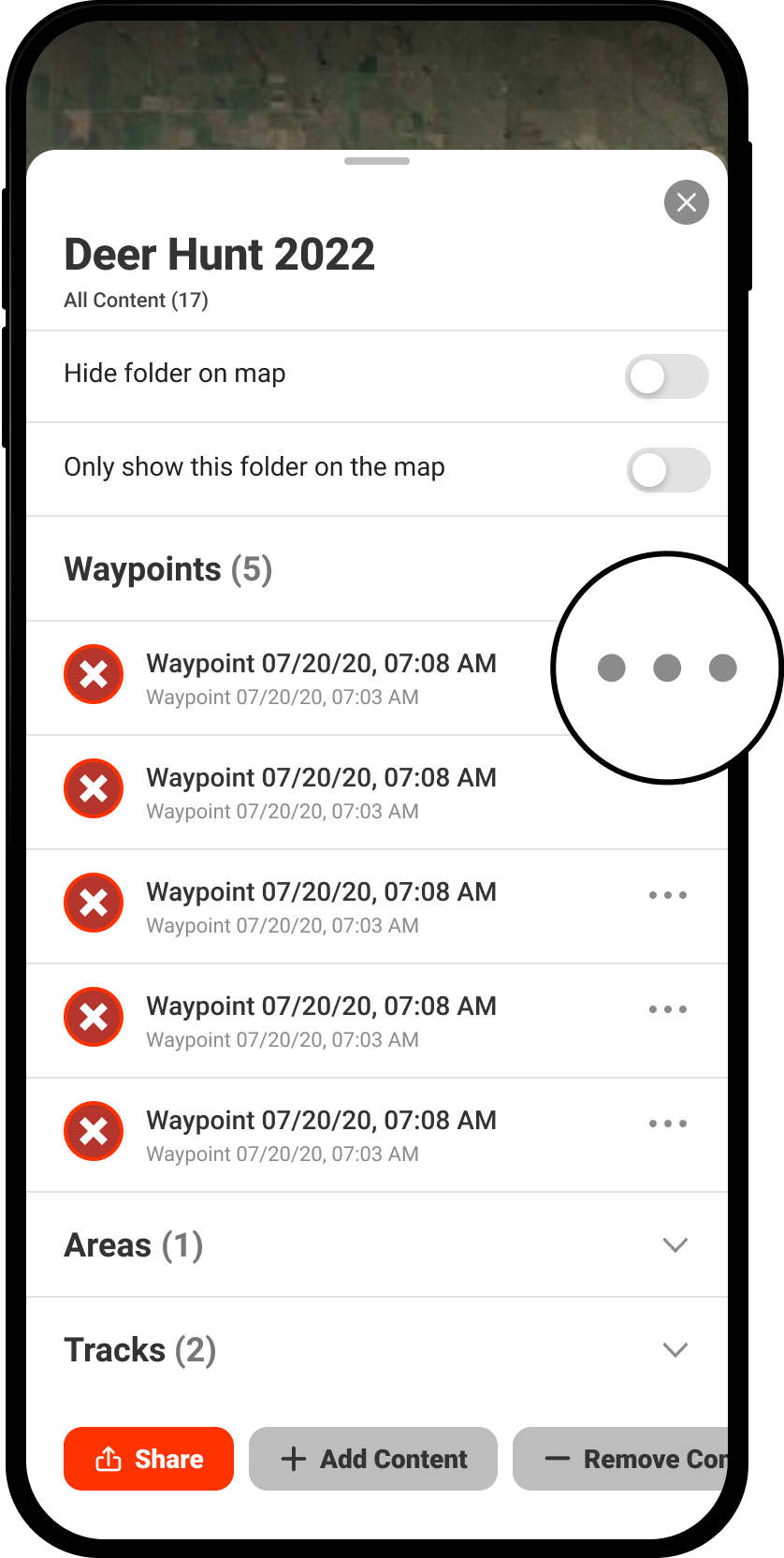 Markup Options Folder Card Hunt App.png