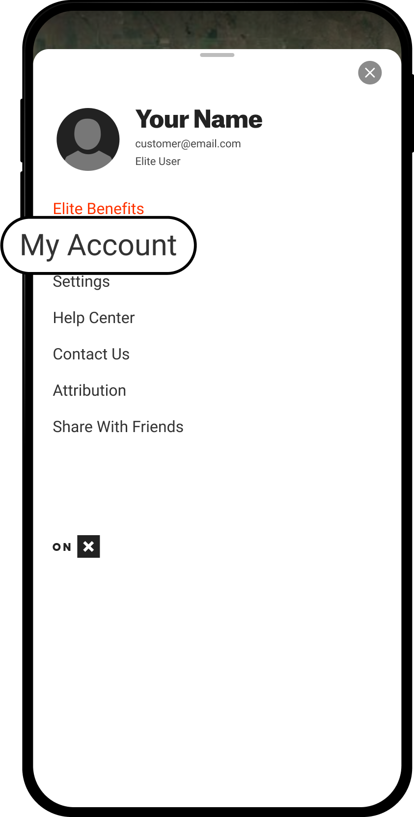 My Account Main Menu Hunt App.png