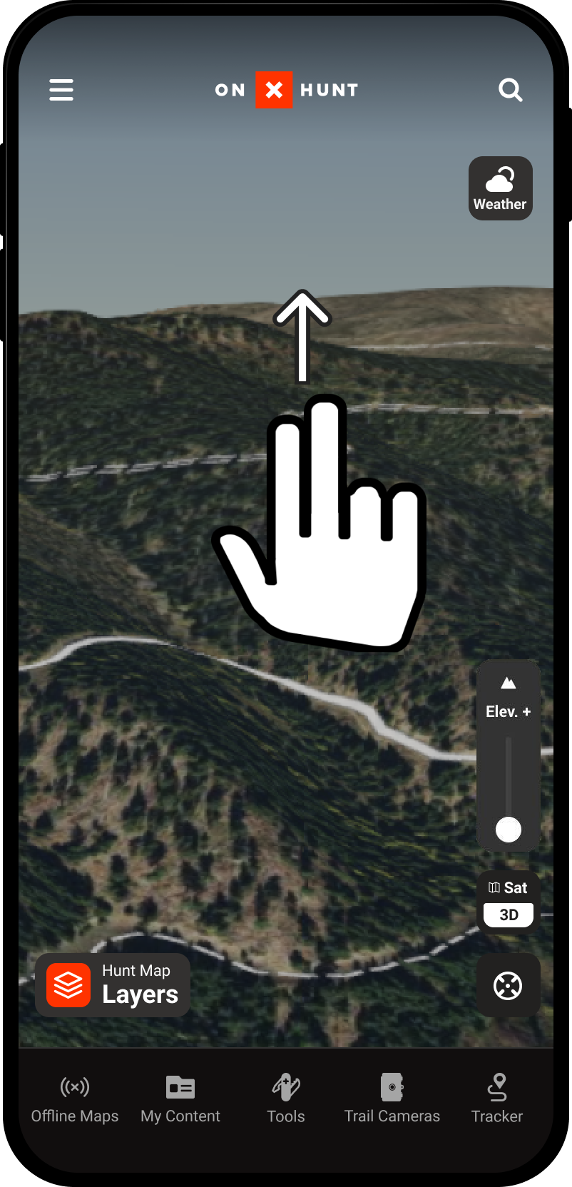 Tilt the Map 3D Hunt App.png