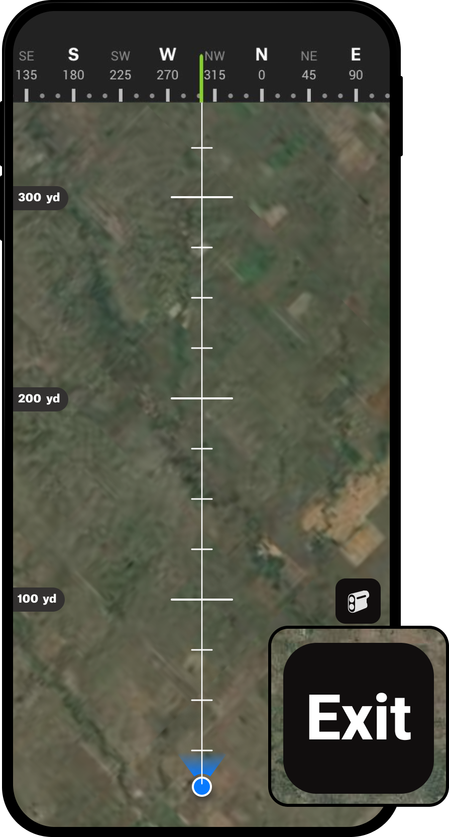 Exit Button Rangefinder Mode Hunt App.png