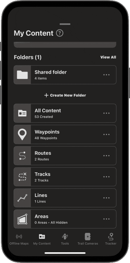Hunt App Hide Content.gif